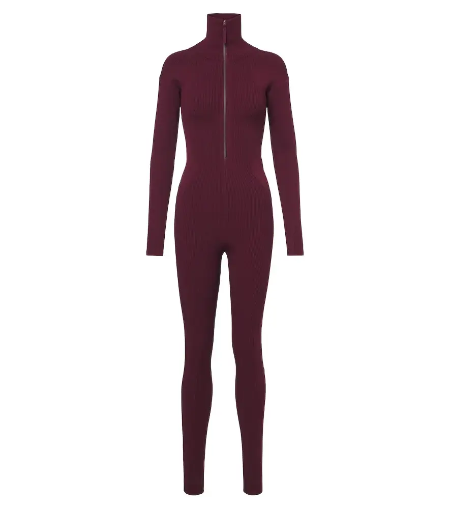 adidas by Stella McCartney Ribbed-knit catsuit