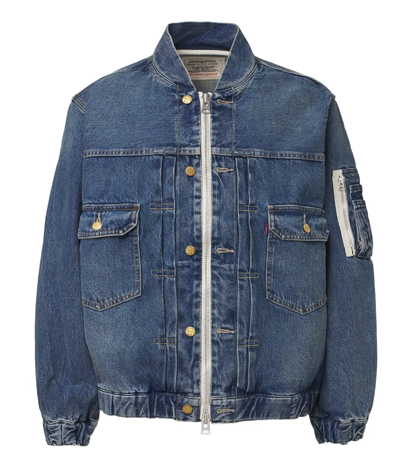 Sacai Denim bomber jacket
