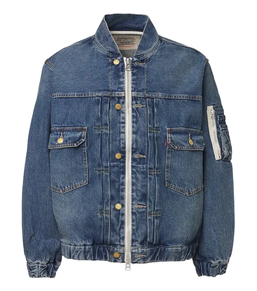 Denim bomber jacket Denim bomber jacket