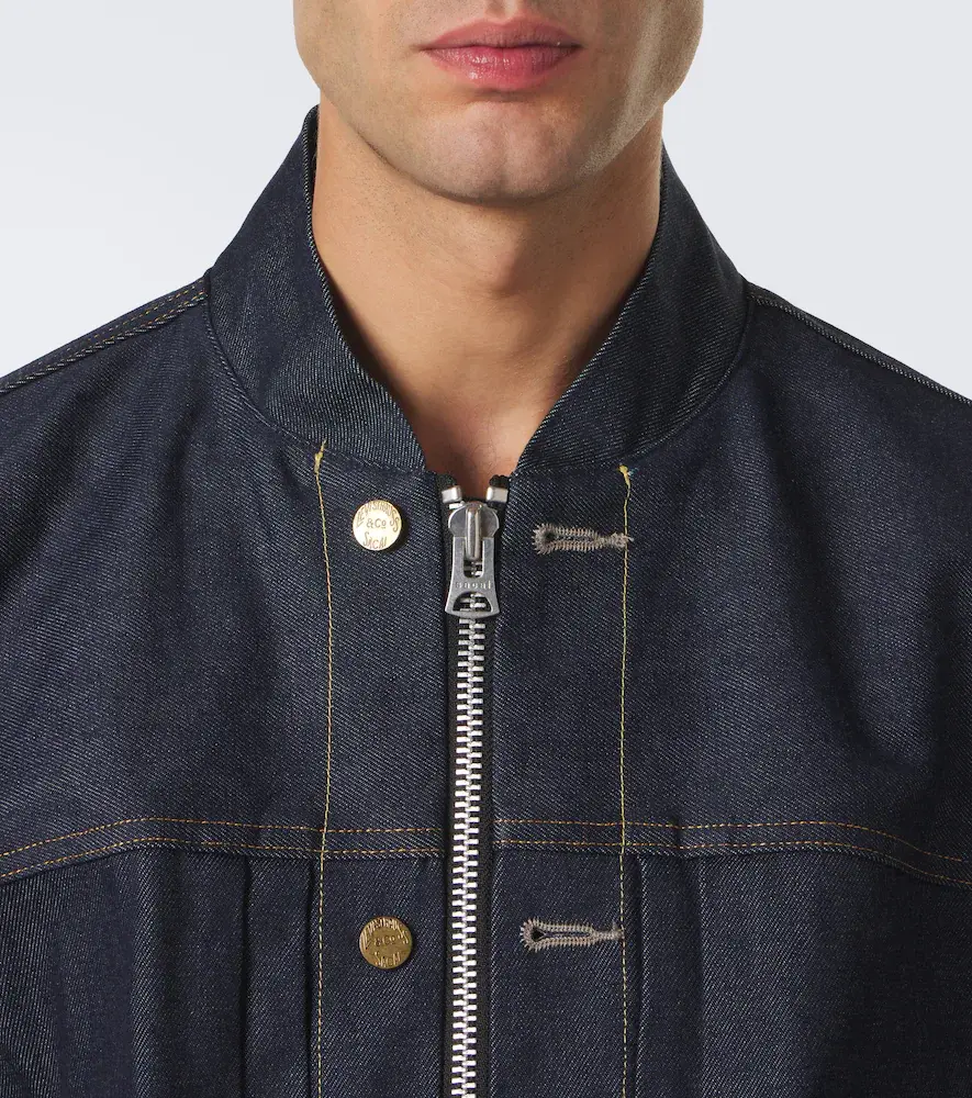 Sacai Denim bomber jacket | Thumbnail 6 Sacai Denim bomber jacket | Thumbnail 6
