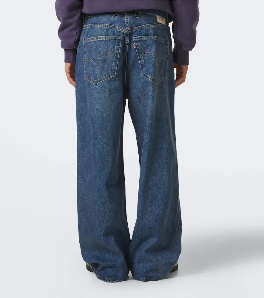Sacai Belted wide-leg jeans | Thumbnail 4 Sacai Belted wide-leg jeans | Thumbnail 4