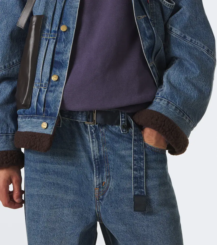Sacai Belted wide-leg jeans | Thumbnail 6 Sacai Belted wide-leg jeans | Thumbnail 6