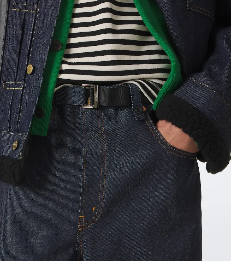 Sacai Belted wide-leg jeans | Thumbnail 6 Sacai Belted wide-leg jeans | Thumbnail 6