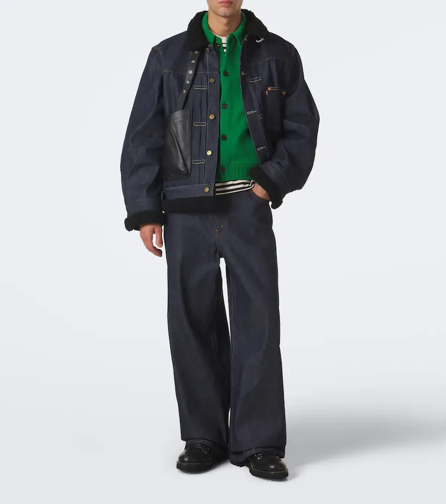 Sacai Belted wide-leg jeans | Thumbnail 7 Sacai Belted wide-leg jeans | Thumbnail 7