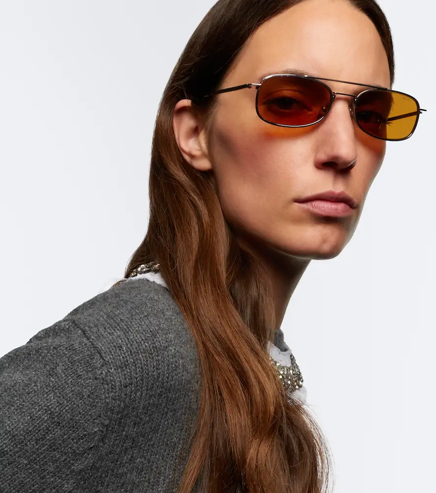 Prada Wire navigator sunglasses | Thumbnail 4