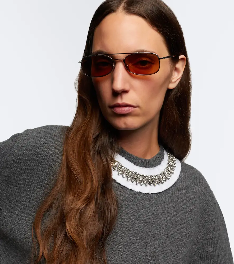 Prada Wire navigator sunglasses | Thumbnail 5