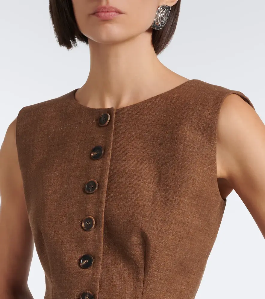 Magda Butrym Virgin wool vest | Thumbnail 2 Magda Butrym Virgin wool vest | Thumbnail 2
