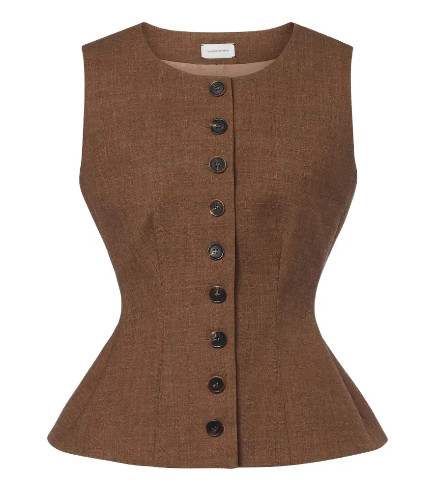 Magda Butrym Virgin wool vest