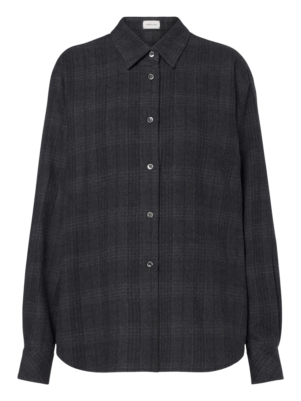 Magda Butrym Plaid virgin wool shirt