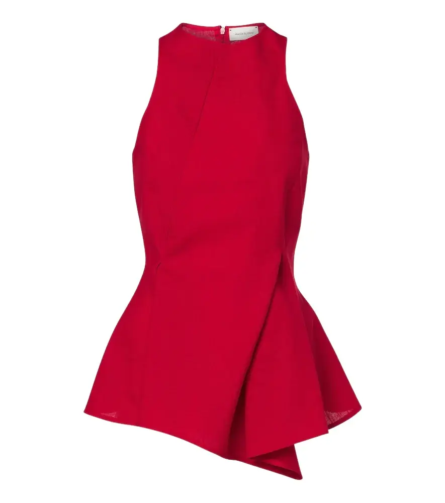 Magda Butrym Asymmetric virgin wool top