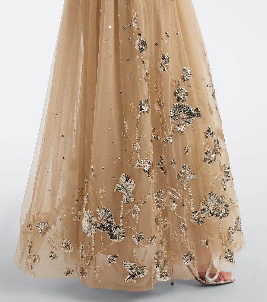Georges Hobeika Sequined tiered tulle bustier gown | Thumbnail 2 Georges Hobeika Sequined tiered tulle bustier gown | Thumbnail 2