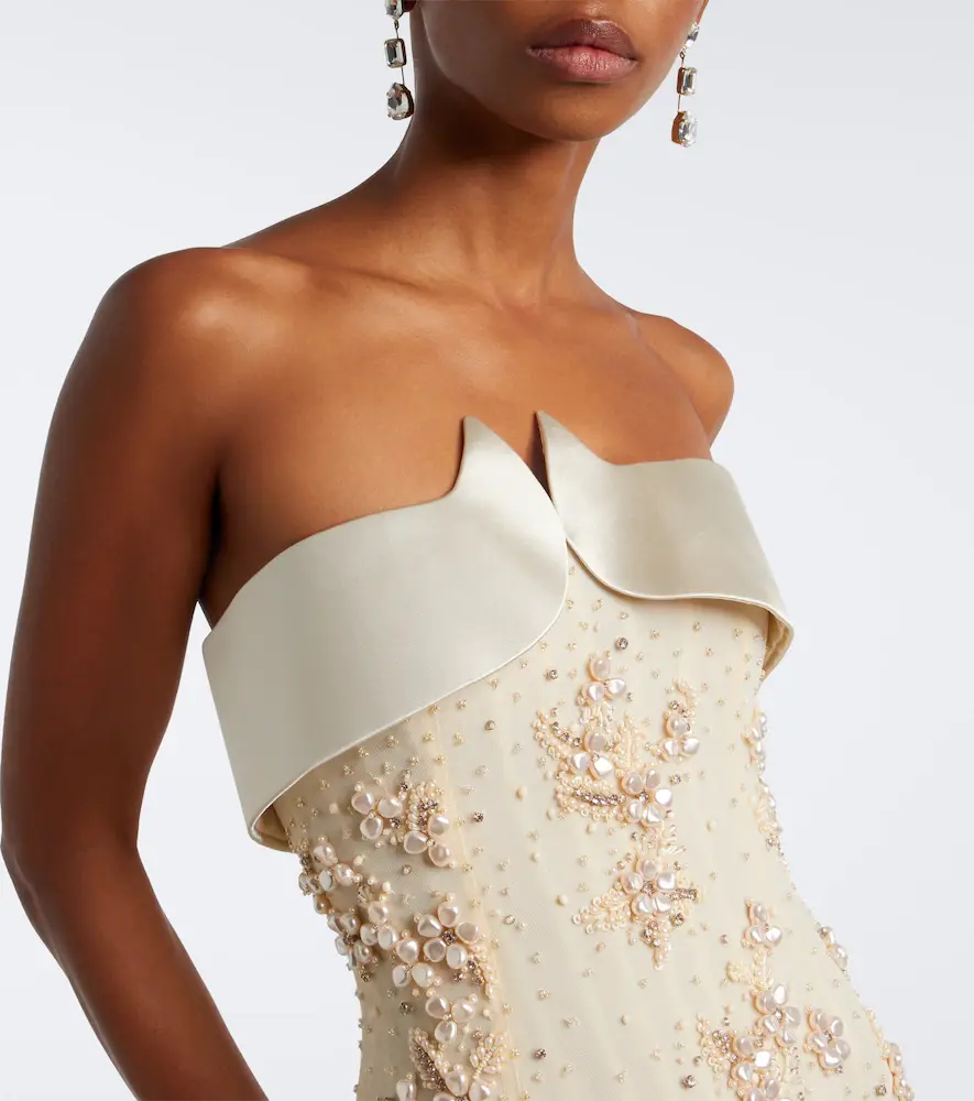 Georges Hobeika Embellished tulle bustier gown | Thumbnail 5 Georges Hobeika Embellished tulle bustier gown | Thumbnail 5