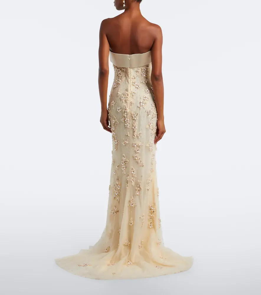 Georges Hobeika Embellished tulle bustier gown | Thumbnail 6 Georges Hobeika Embellished tulle bustier gown | Thumbnail 6