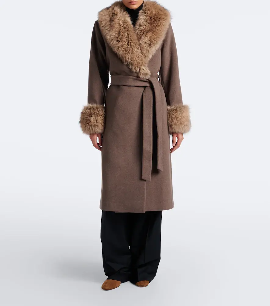 Simkhai Kinsley wool-blend wrap coat | Thumbnail 2 Simkhai Kinsley wool-blend wrap coat | Thumbnail 2