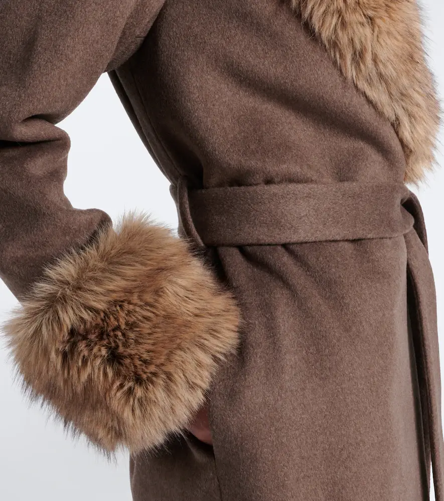 Simkhai Kinsley wool-blend wrap coat | Thumbnail 6 Simkhai Kinsley wool-blend wrap coat | Thumbnail 6