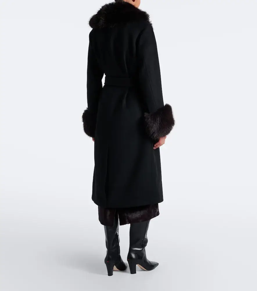 Simkhai Kinsley wool-blend wrap coat | Thumbnail 4