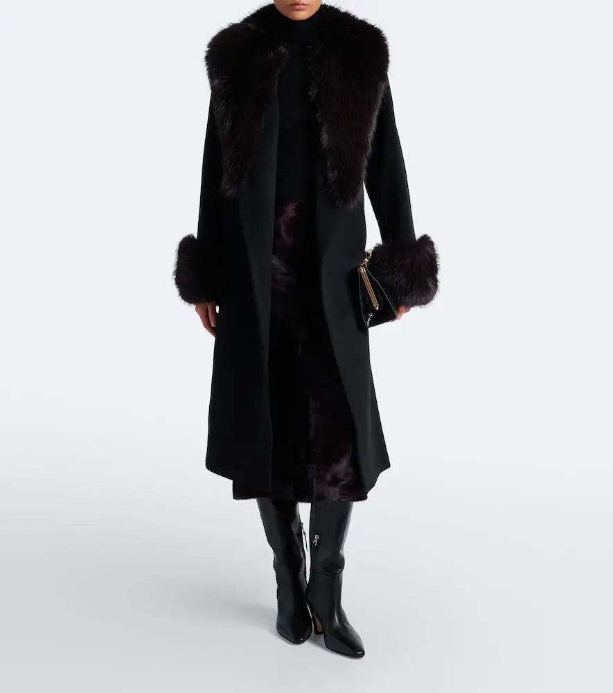 Simkhai Kinsley wool-blend wrap coat | Thumbnail 6