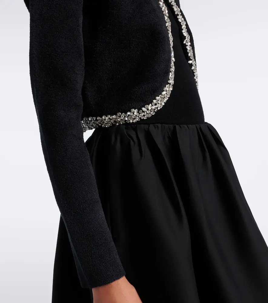 Simkhai Embellished cropped cardigan | Thumbnail 3