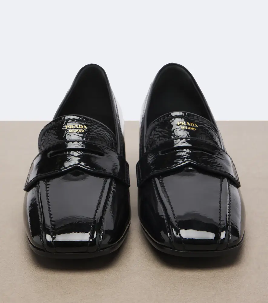Prada Patent leather loafer pumps | Thumbnail 3