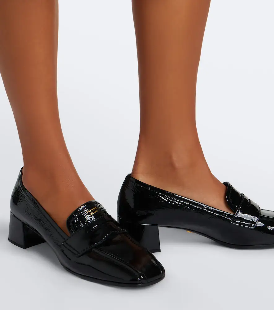 Prada Patent leather loafer pumps | Thumbnail 6