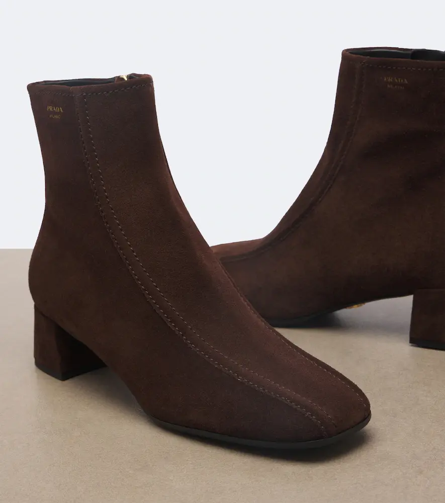 Prada Suede ankle boots | Thumbnail 3 Prada Suede ankle boots | Thumbnail 3