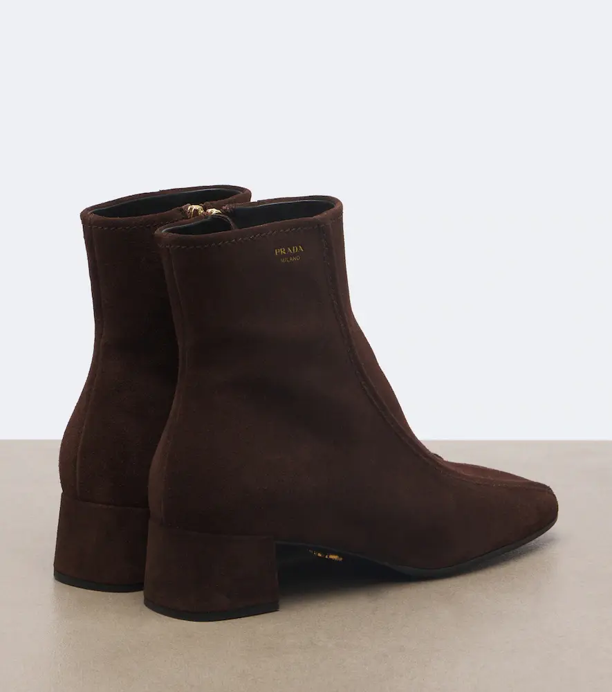 Prada Suede ankle boots | Thumbnail 4 Prada Suede ankle boots | Thumbnail 4