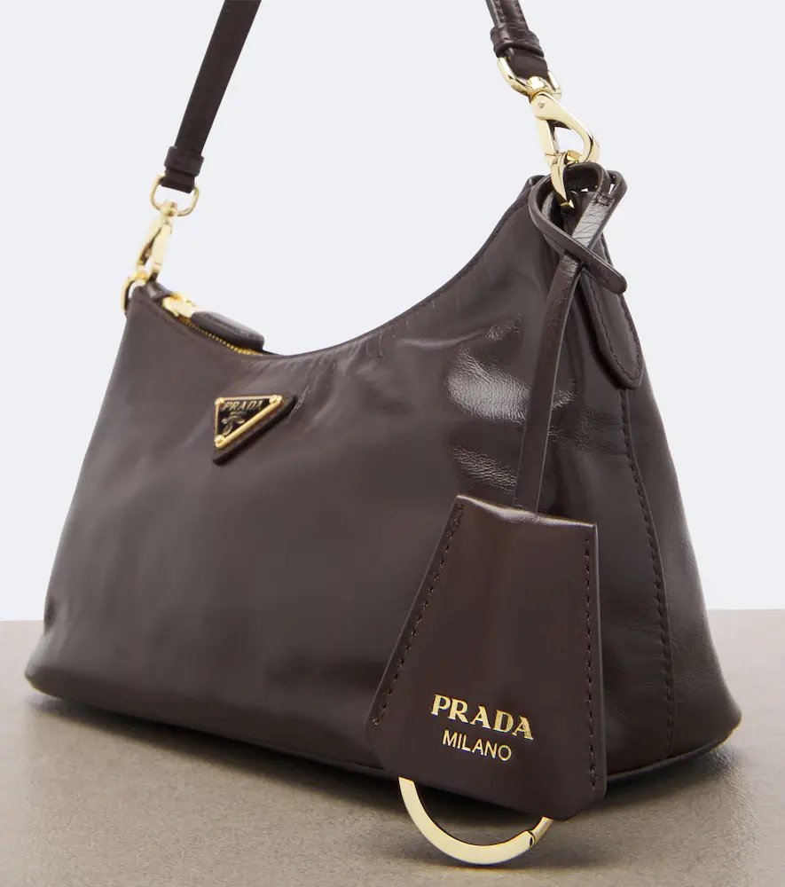 Prada Mini leather shoulder bag | Thumbnail 3 Prada Mini leather shoulder bag | Thumbnail 3