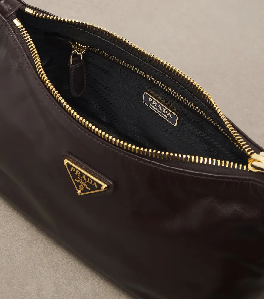 Prada Mini leather shoulder bag | Thumbnail 4 Prada Mini leather shoulder bag | Thumbnail 4