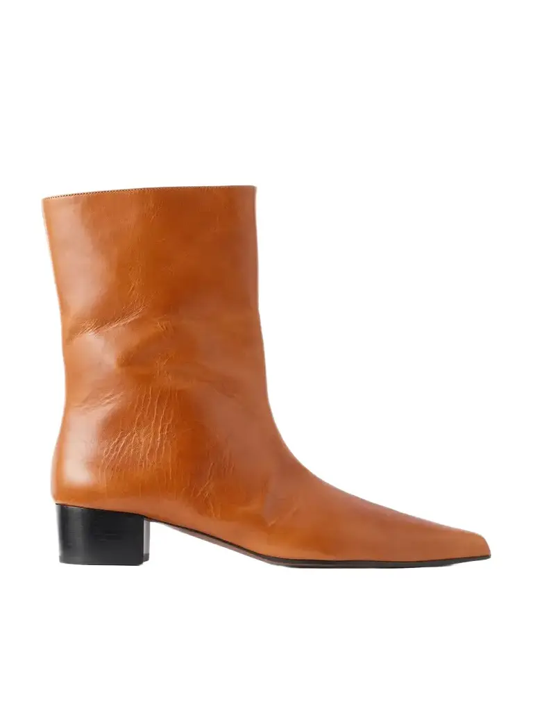 NEOUS Tapek 35 Textured-leather Ankle Boots