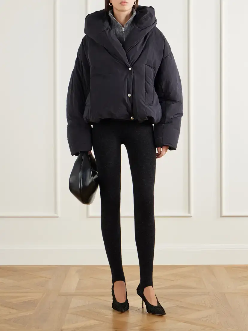Sportmax Vodka Hooded Cropped Shell Down Jacket | Thumbnail 2 Sportmax Vodka Hooded Cropped Shell Down Jacket | Thumbnail 2