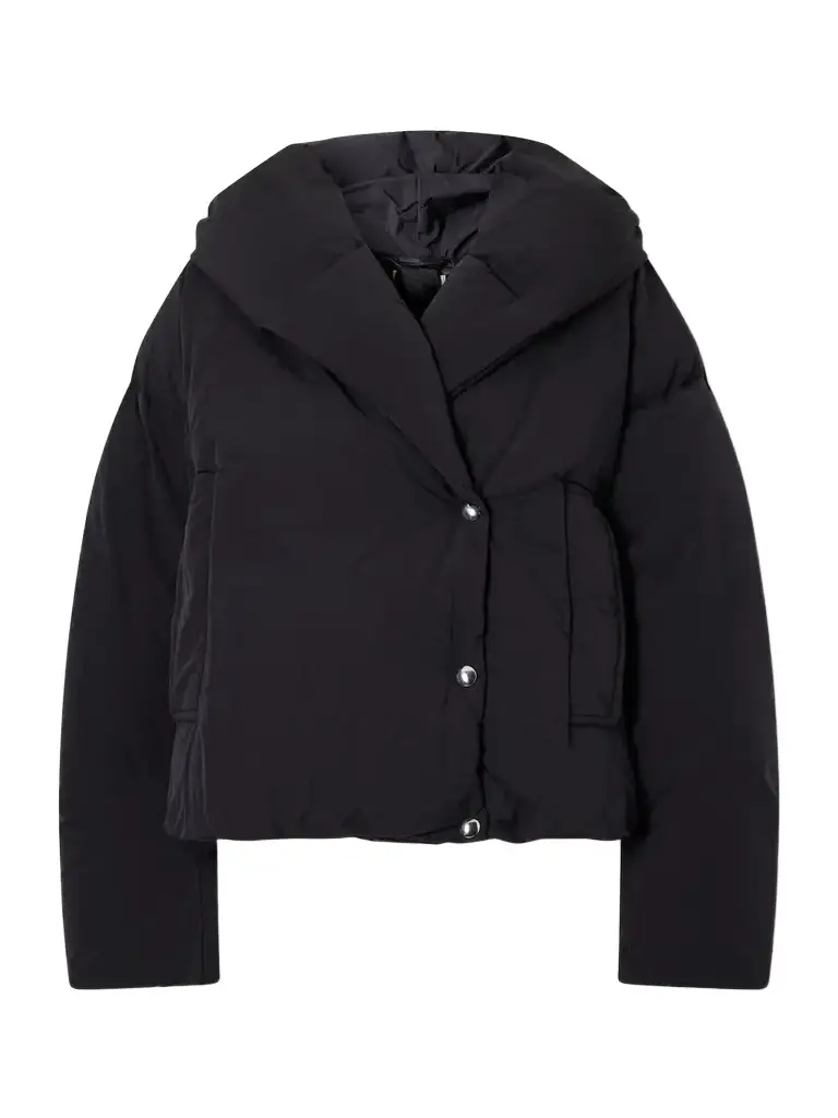 Sportmax Vodka Hooded Cropped Shell Down Jacket