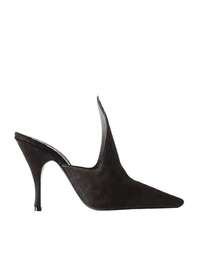Alaïa Court 100 Calf-hair Mules