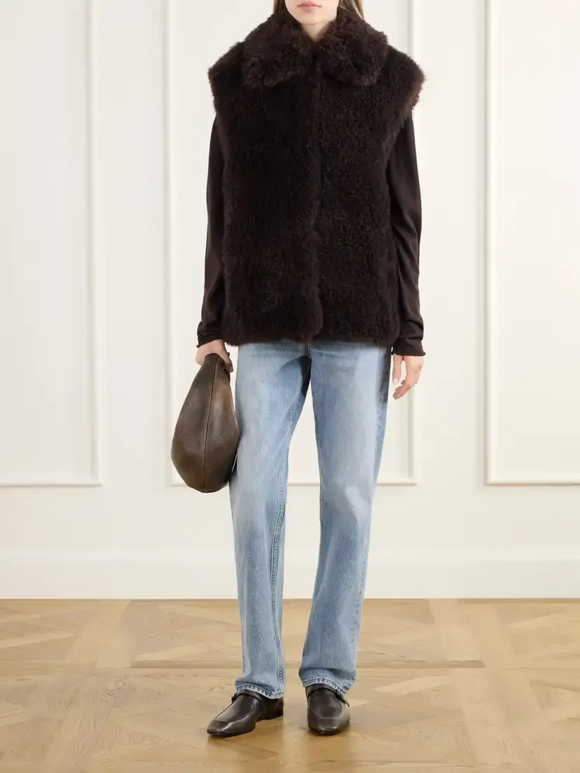 Yves Salomon Shearling Gilet | Thumbnail 2 Yves Salomon Shearling Gilet | Thumbnail 2