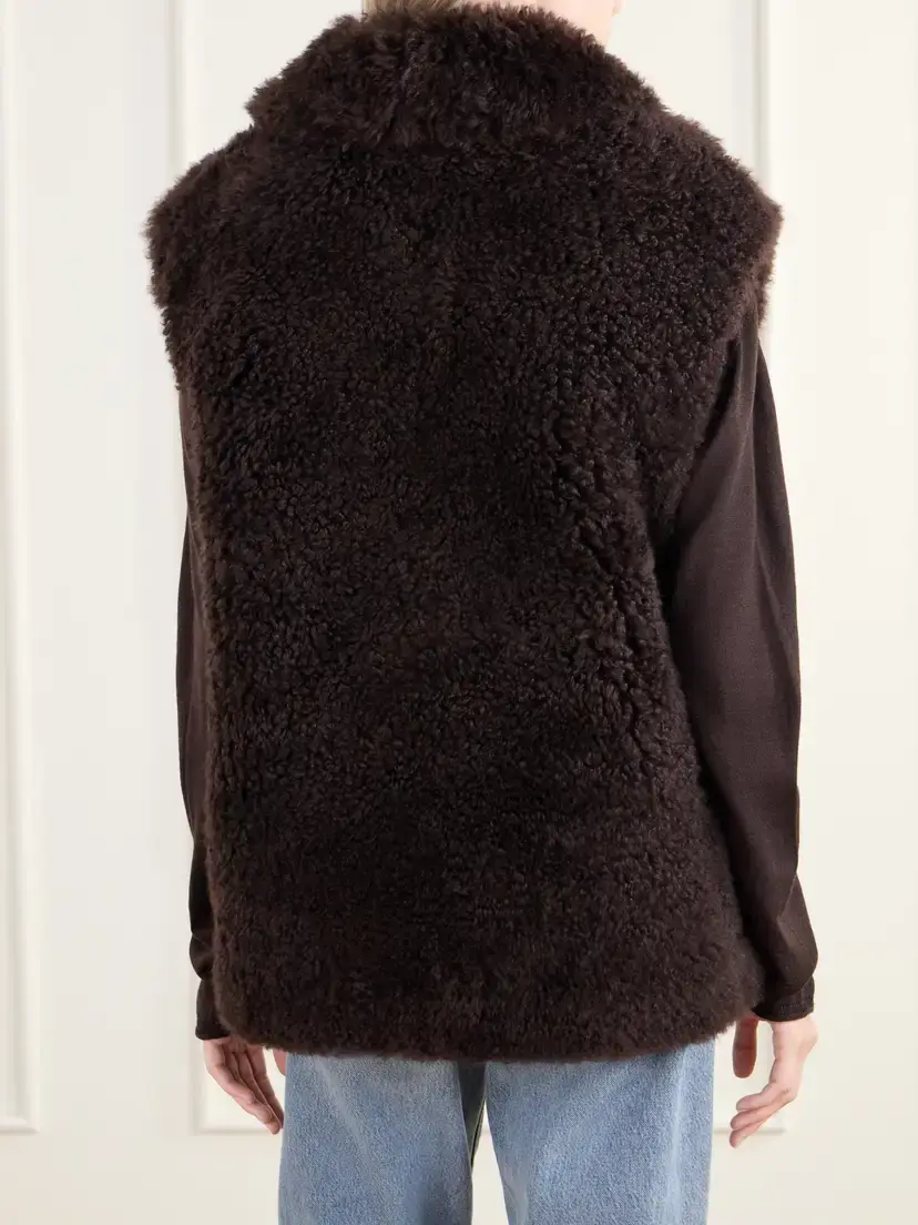 Yves Salomon Shearling Gilet | Thumbnail 4 Yves Salomon Shearling Gilet | Thumbnail 4