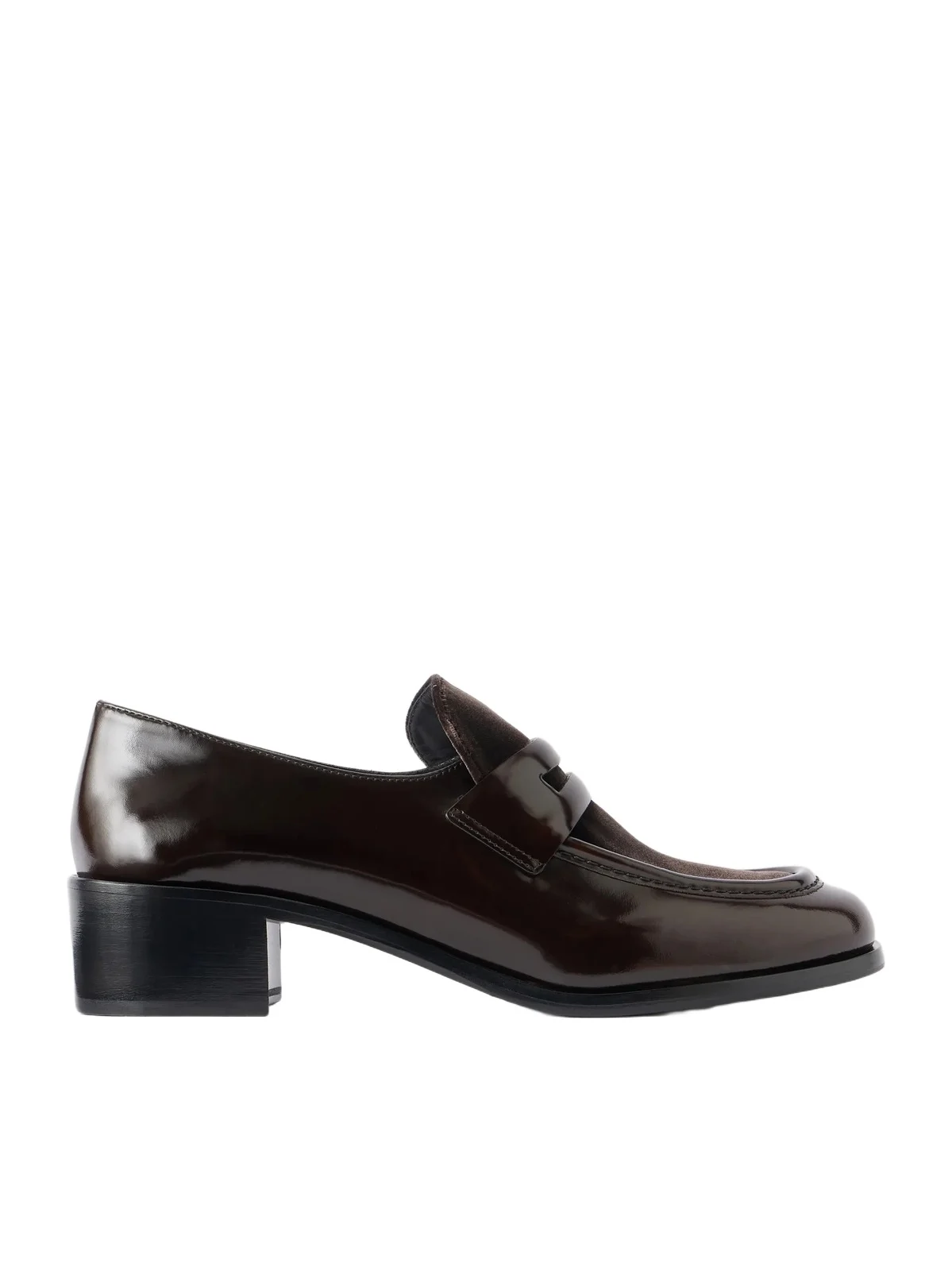 Church's Prudence 45 Velvet-trimmed Leather Loafers