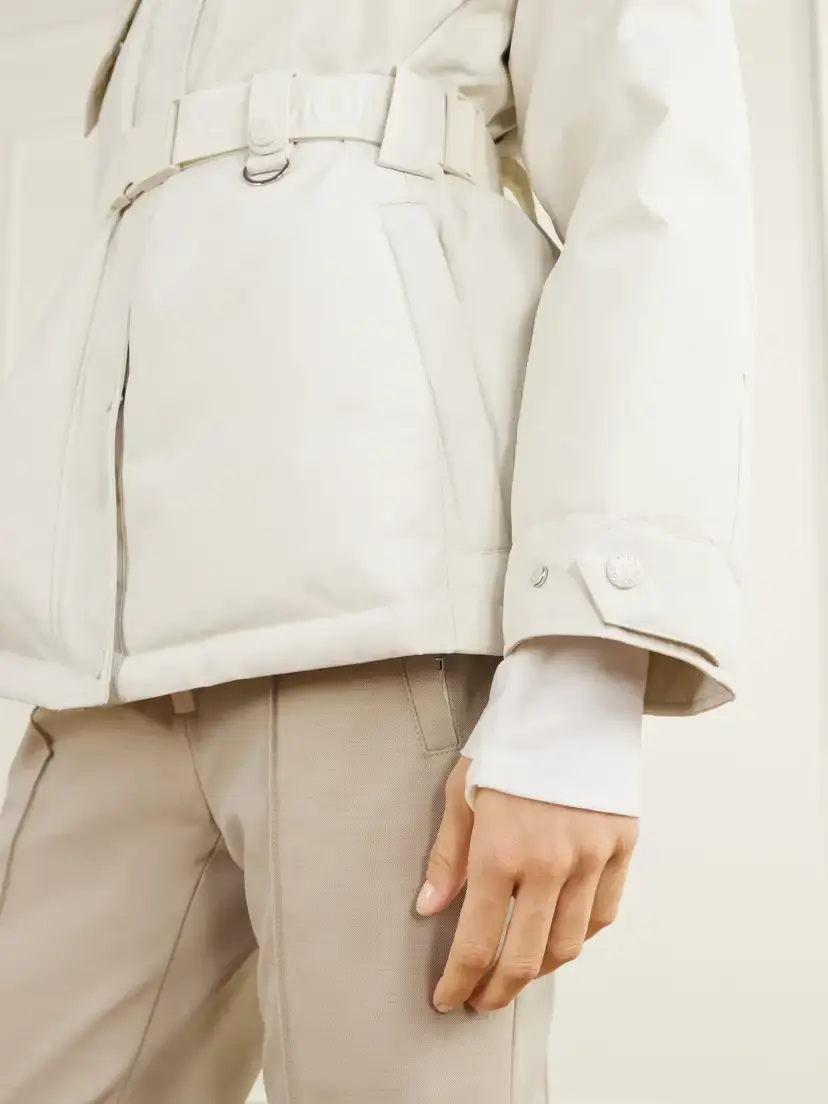 Yves Salomon Belted Shearling-trimmed Shell Down Ski Jacket | Thumbnail 6 Yves Salomon Belted Shearling-trimmed Shell Down Ski Jacket | Thumbnail 6