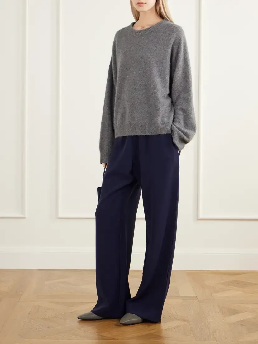 LESET Arielle Crepe Wide-leg Pants | Thumbnail 2 LESET Arielle Crepe Wide-leg Pants | Thumbnail 2