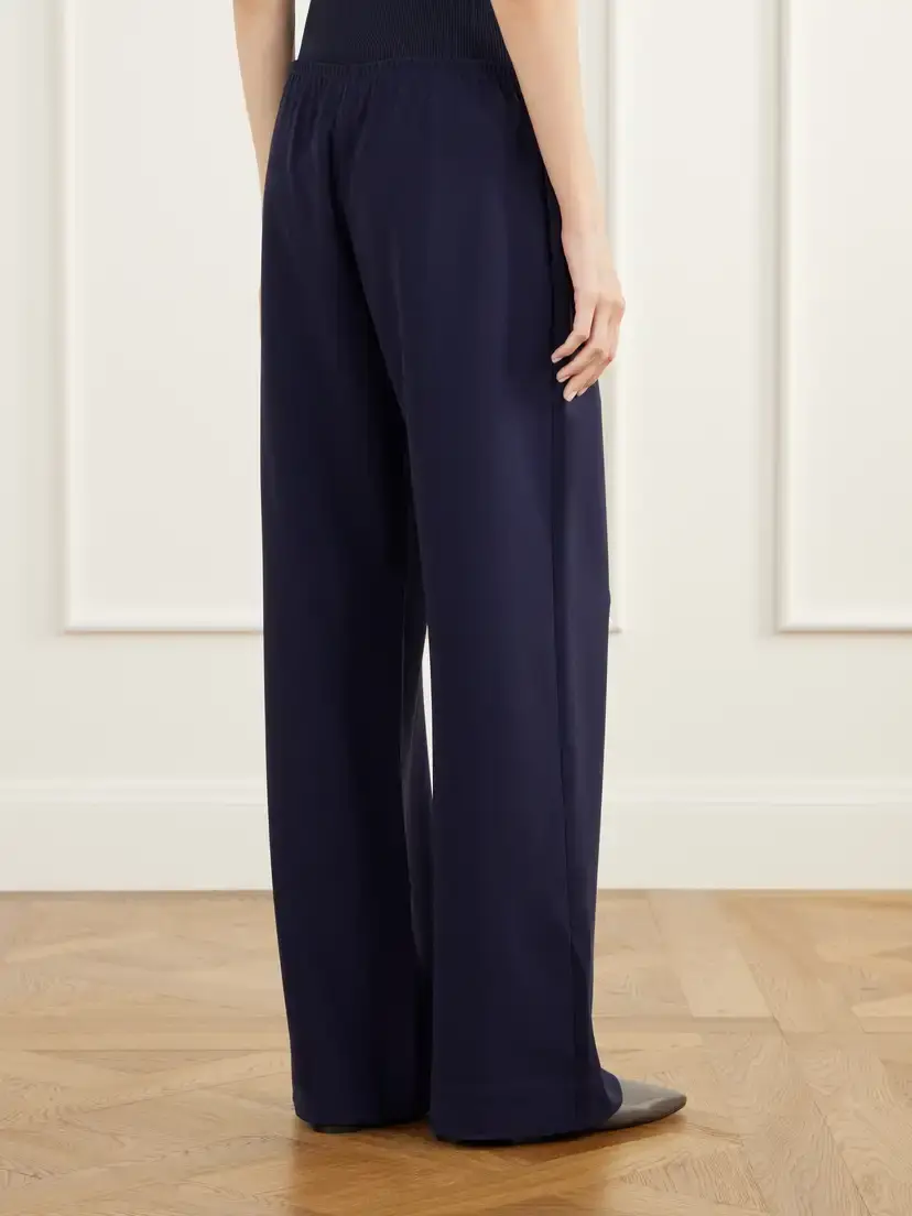 LESET Arielle Crepe Wide-leg Pants | Thumbnail 4 LESET Arielle Crepe Wide-leg Pants | Thumbnail 4