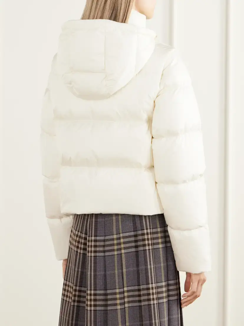Burberry Ireland Hybrid Check-trimmed Shell Down Jacket | Thumbnail 4 Burberry Ireland Hybrid Check-trimmed Shell Down Jacket | Thumbnail 4