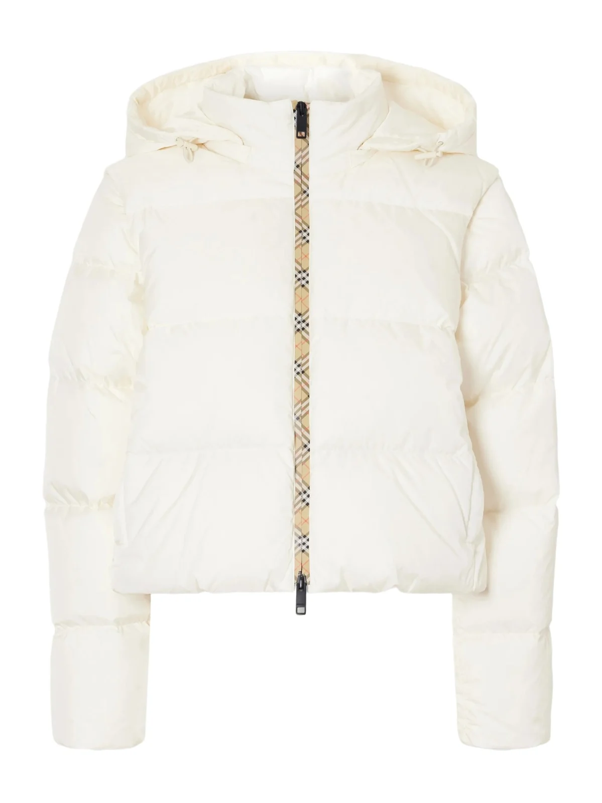 Burberry Ireland Hybrid Check-trimmed Shell Down Jacket