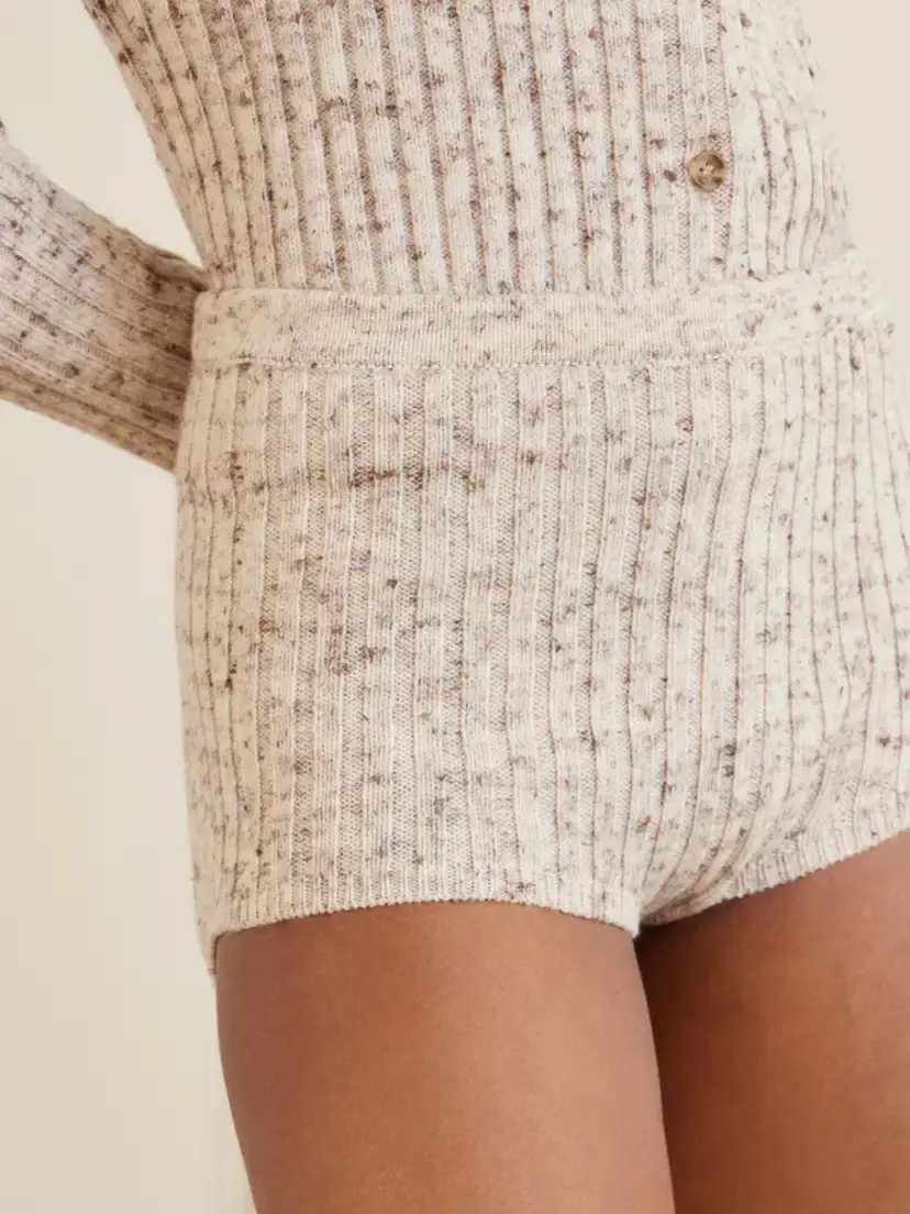 DÔEN Tavia Mélange Wool-blend Shorts | Thumbnail 5 DÔEN Tavia Mélange Wool-blend Shorts | Thumbnail 5