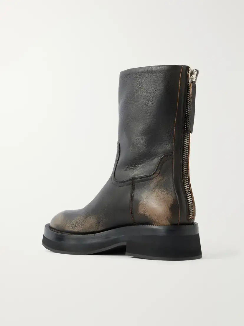 Paris Texas Napa 20 Distressed Leather Ankle Boots | Thumbnail 3 Paris Texas Napa 20 Distressed Leather Ankle Boots | Thumbnail 3