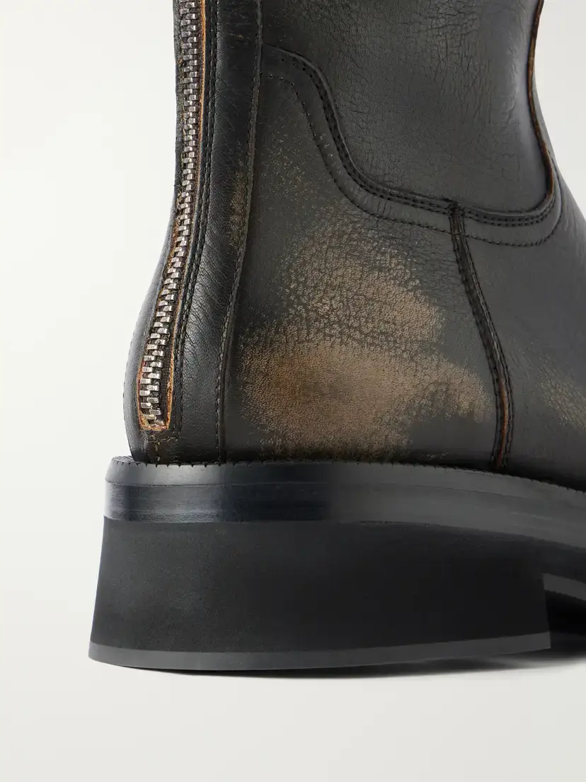 Paris Texas Napa 20 Distressed Leather Ankle Boots | Thumbnail 5 Paris Texas Napa 20 Distressed Leather Ankle Boots | Thumbnail 5