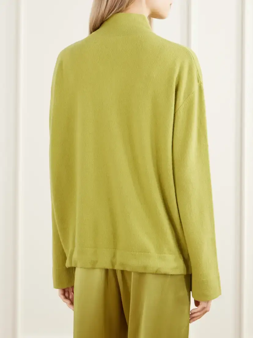 LESET Jesse Drawstring Wool Half-zip Sweatshirt | Thumbnail 4 LESET Jesse Drawstring Wool Half-zip Sweatshirt | Thumbnail 4