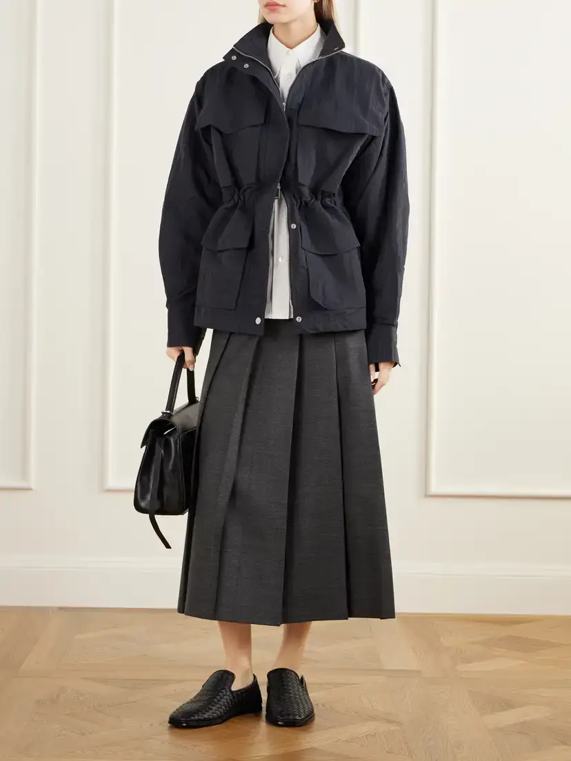 Studio Nicholson Vista Drawstring Shell Jacket | Thumbnail 2 Studio Nicholson Vista Drawstring Shell Jacket | Thumbnail 2