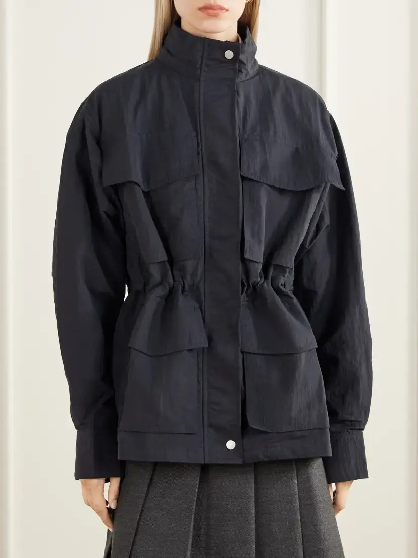 Studio Nicholson Vista Drawstring Shell Jacket | Thumbnail 3 Studio Nicholson Vista Drawstring Shell Jacket | Thumbnail 3