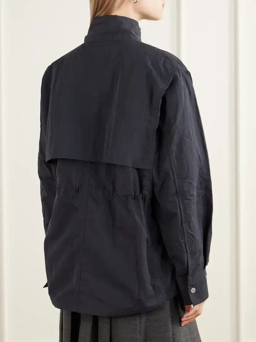 Studio Nicholson Vista Drawstring Shell Jacket | Thumbnail 4 Studio Nicholson Vista Drawstring Shell Jacket | Thumbnail 4