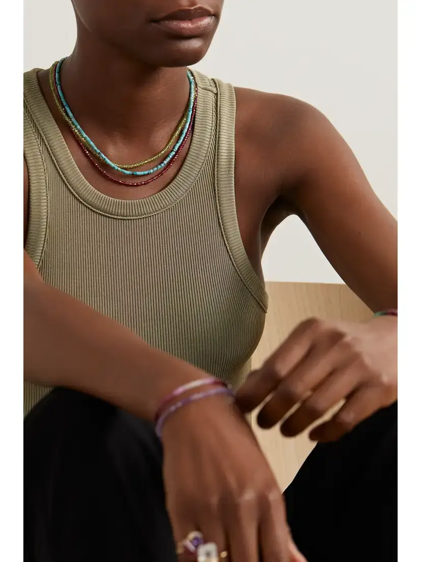 JIA JIA + Net Sustain Birthstone 14-karat Gold Beaded Necklace | Thumbnail 6 JIA JIA + Net Sustain Birthstone 14-karat Gold Beaded Necklace | Thumbnail 6