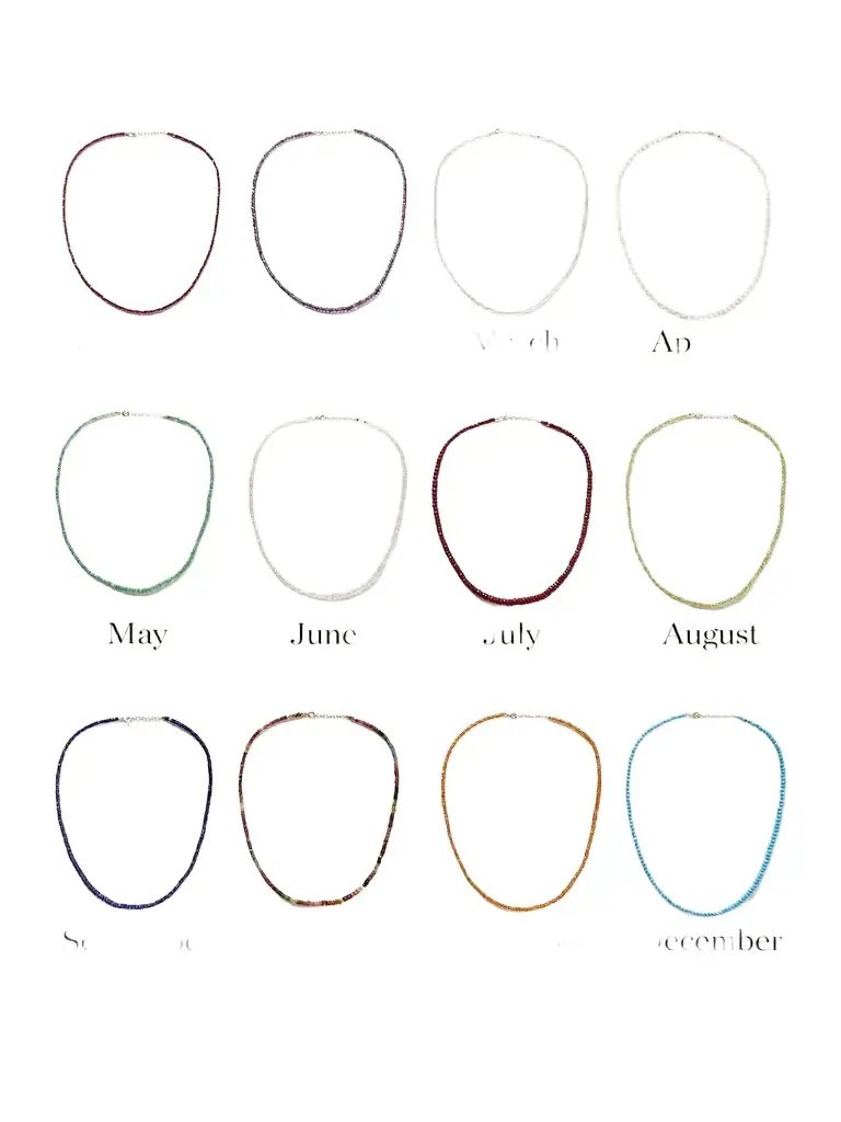 JIA JIA + Net Sustain Birthstone 14-karat Gold Beaded Necklace