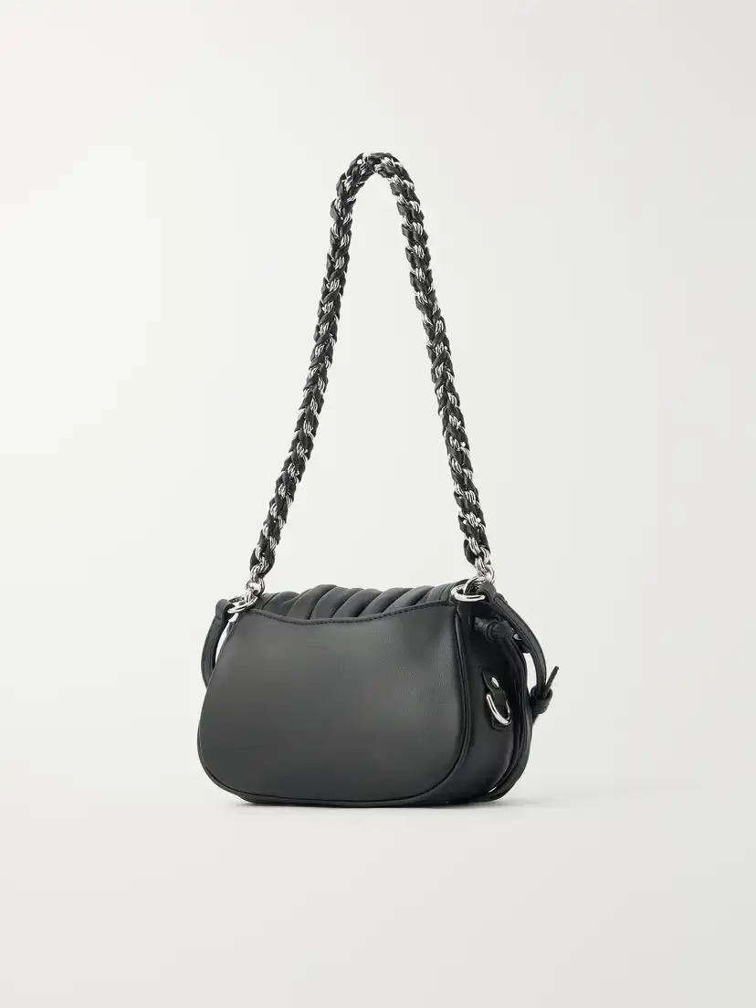 Isabel Marant Bolton Embellished Gathered Leather Shoulder Bag | Thumbnail 4